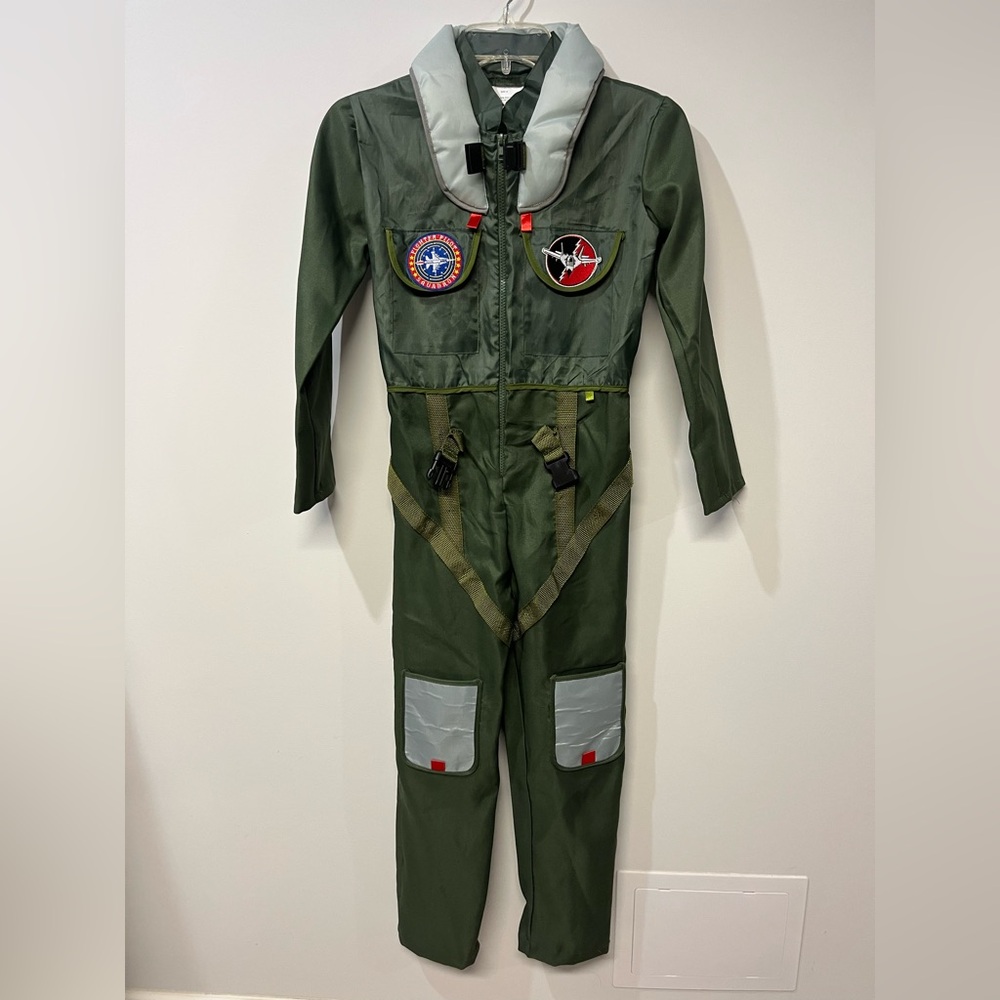 Fighter Pilot Squadron Halloween Costume Size Medium
